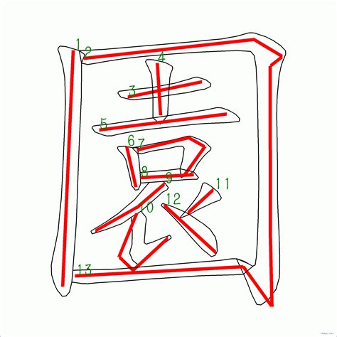 筆畫13畫的字|13筆畫的字